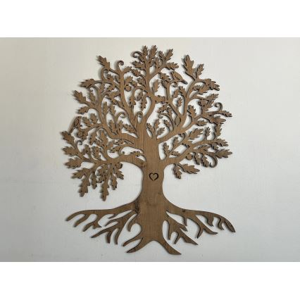 Li-Go 5739/DUB2 - LED zidna dekoracija s mogućnošću prigušivanja LED/10W/230V 68x80 cm hrast