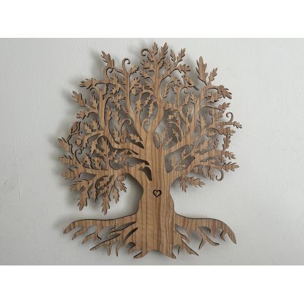 Li-Go 5747/DUB2 - LED dekorativna zidna lampa s mogućnošću prigušivanja LED/10W/230V 45x55 cm hrast