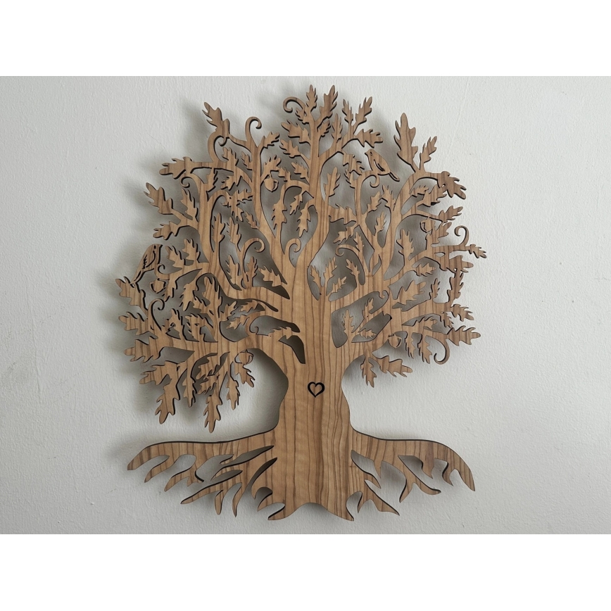 Li-Go 5747/DUB2 - LED dekorativna zidna lampa s mogućnošću prigušivanja LED/10W/230V 45x55 cm hrast