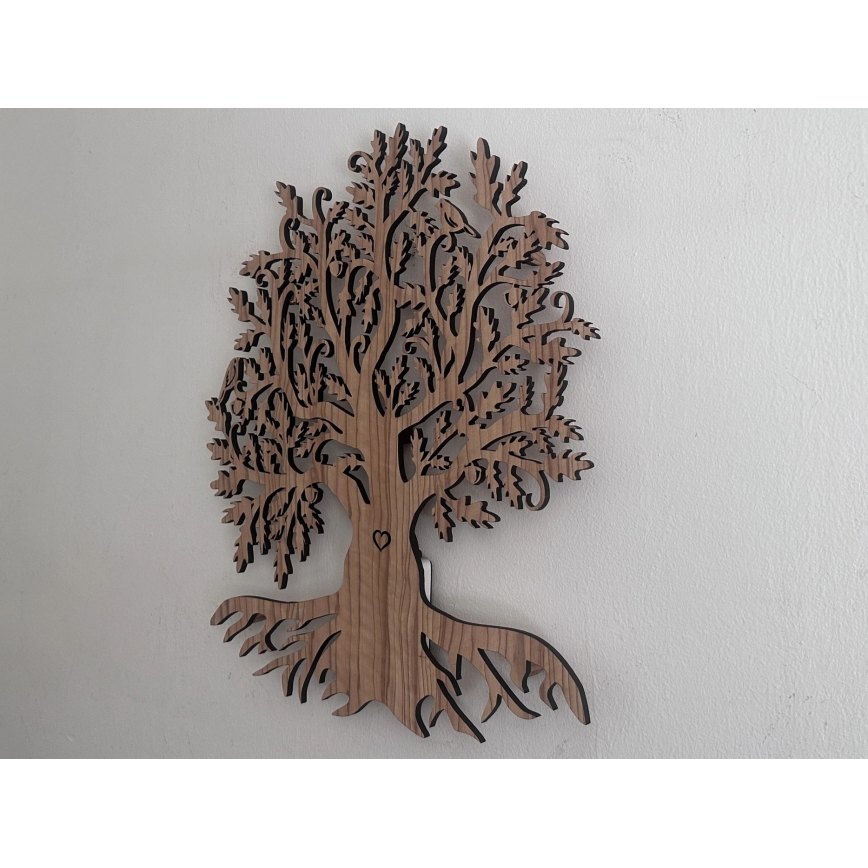 Li-Go 5747/DUB2 - LED dekorativna zidna lampa s mogućnošću prigušivanja LED/10W/230V 45x55 cm hrast