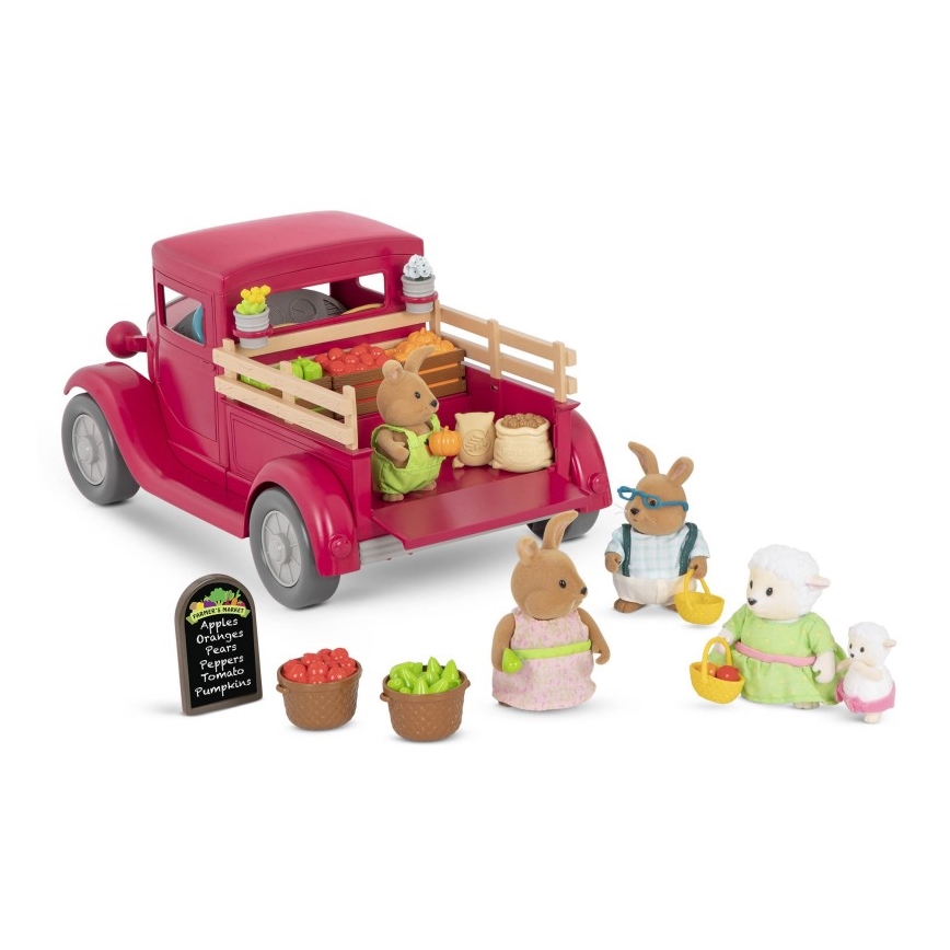 Li'l Woodzeez - Igraći set farmaški pick-up s štandom 3xAAA