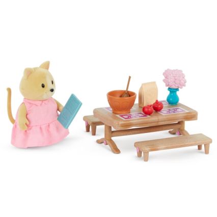 Li'l Woodzeez - Igraći set namještaja za spavaću sobu i blagovaonicu