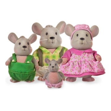 Li'l Woodzeez - Set figurica HANDYDANDY mišja obitelj