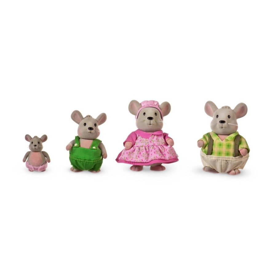 Li'l Woodzeez - Set figurica HANDYDANDY mišja obitelj