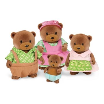 Li'l Woodzeez - Set figurica HEALTHNUGGLE obitelj medvjeda