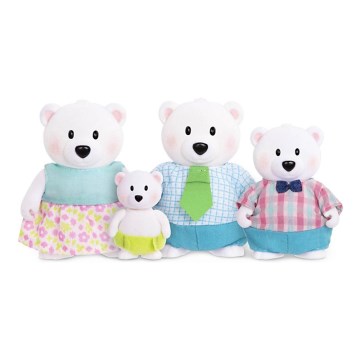 Li'l Woodzeez - Set figurica VAN NORTH obitelj polarnih medvjeda