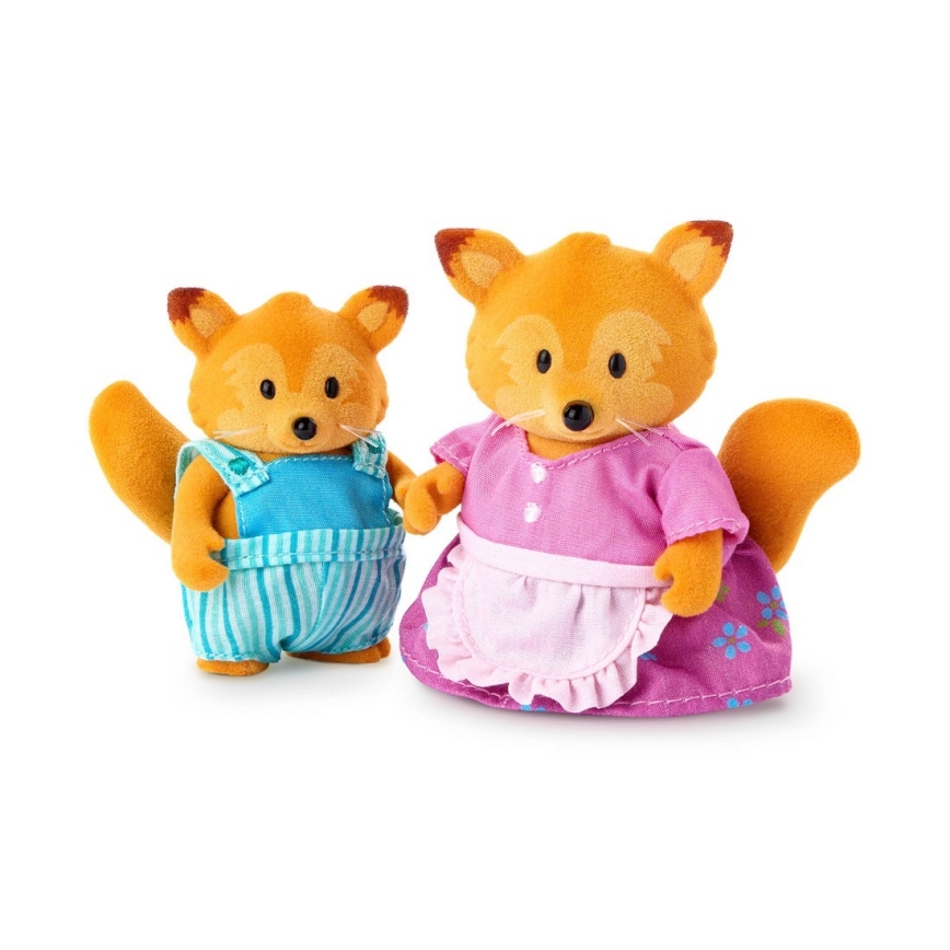 Li'l Woodzeez - Set likova obitelj lisica TIPPYTAIL