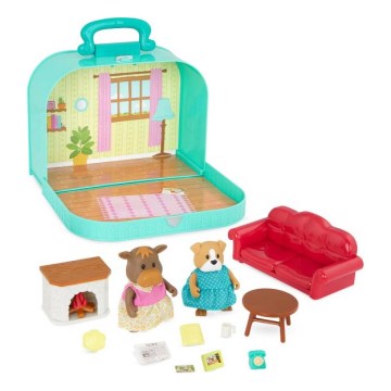 Li'l Woodzeez - Set u koferu dnevni boravak