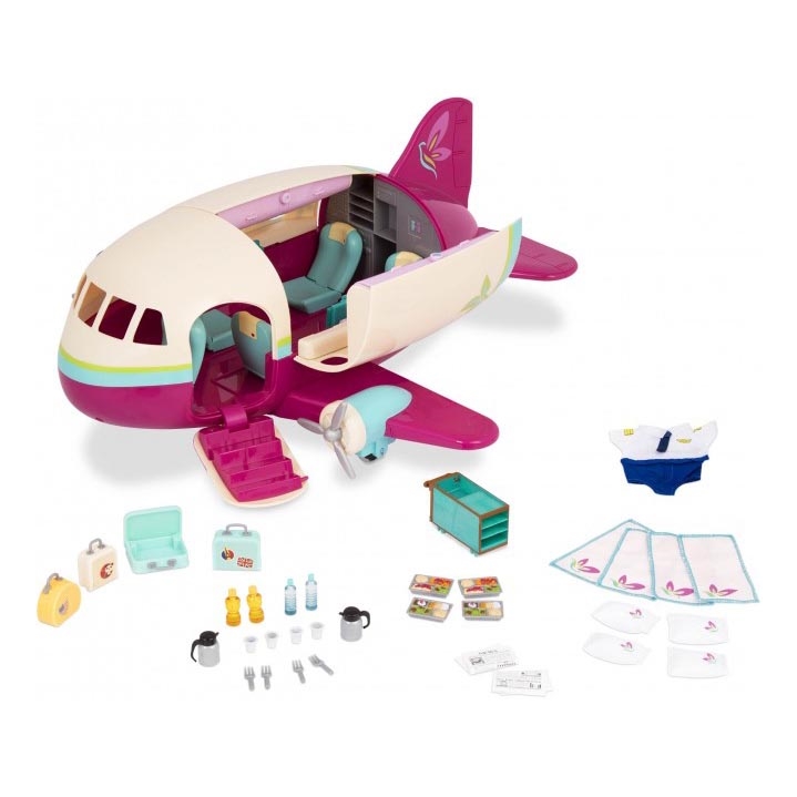 Li'l Woodzeez - Set za igru avion s dodacima
