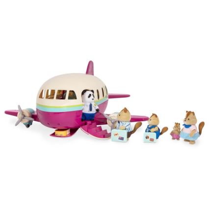 Li'l Woodzeez - Set za igru avion s dodacima