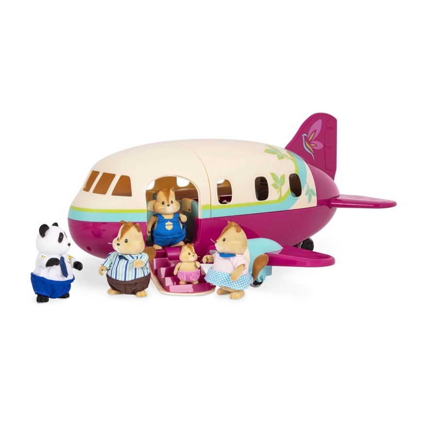 Li'l Woodzeez - Set za igru avion s dodacima