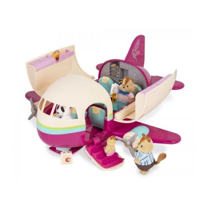 Li'l Woodzeez - Set za igru avion s dodacima