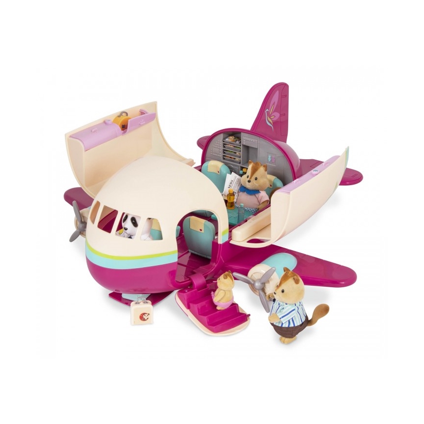 Li'l Woodzeez - Set za igru avion s dodacima