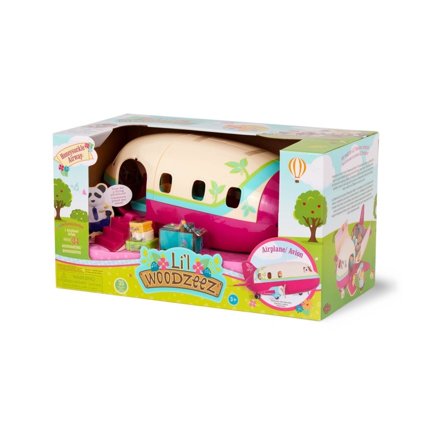 Li'l Woodzeez - Set za igru avion s dodacima