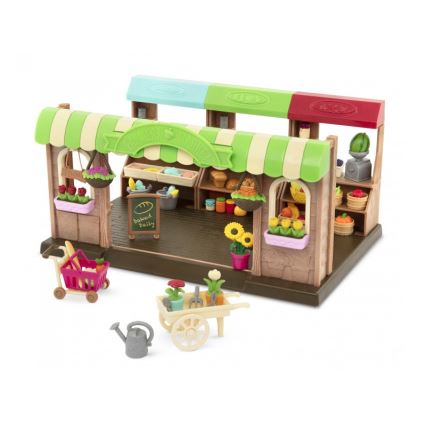 Li'l Woodzeez - Set za igru farmerska trgovina