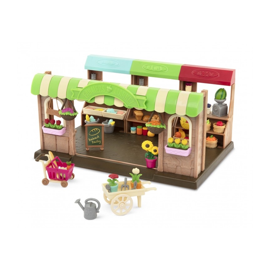 Li'l Woodzeez - Set za igru farmerska trgovina