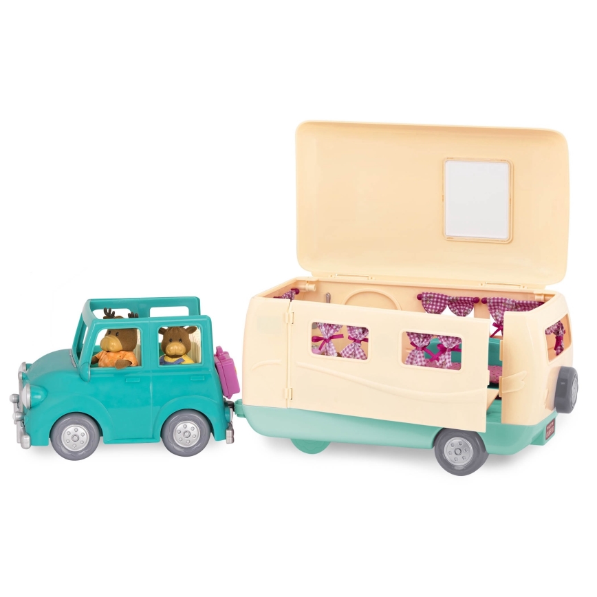 Li'l Woodzeez - Set za igru HAPPY CAMPER kampiranje