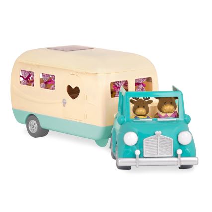 Li'l Woodzeez - Set za igru HAPPY CAMPER kampiranje