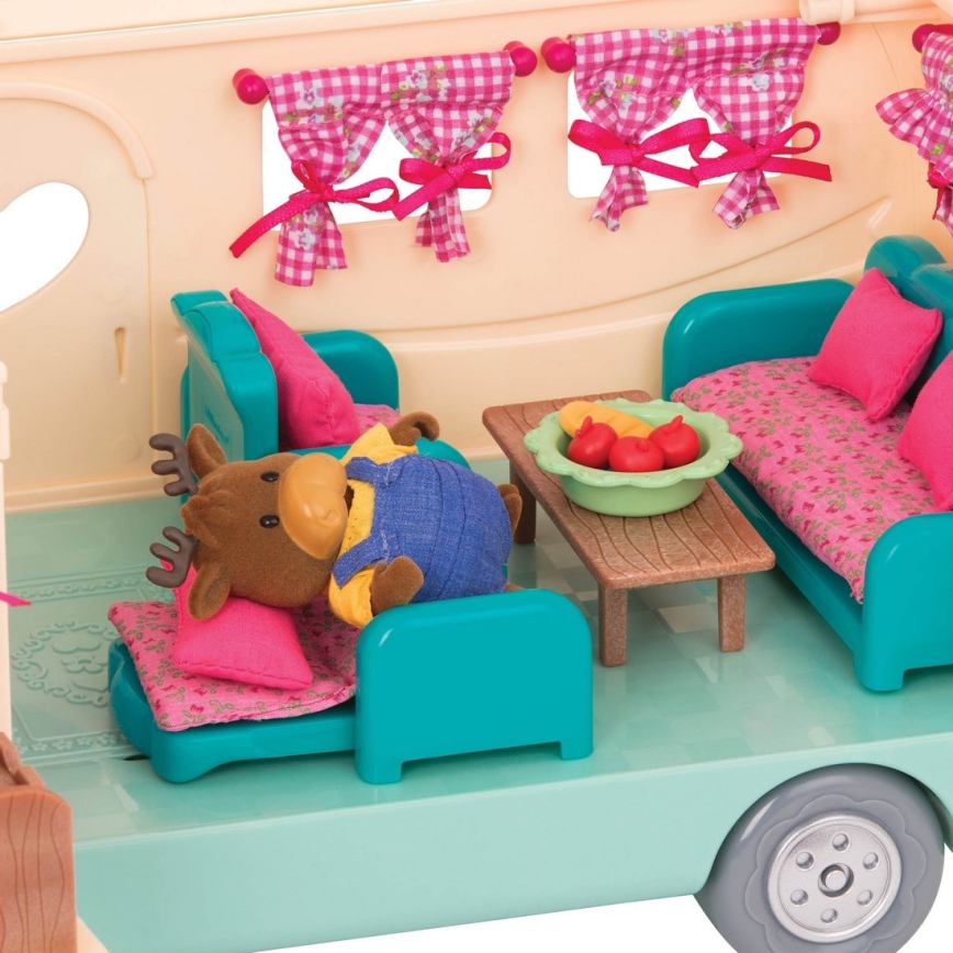 Li'l Woodzeez - Set za igru HAPPY CAMPER kampiranje