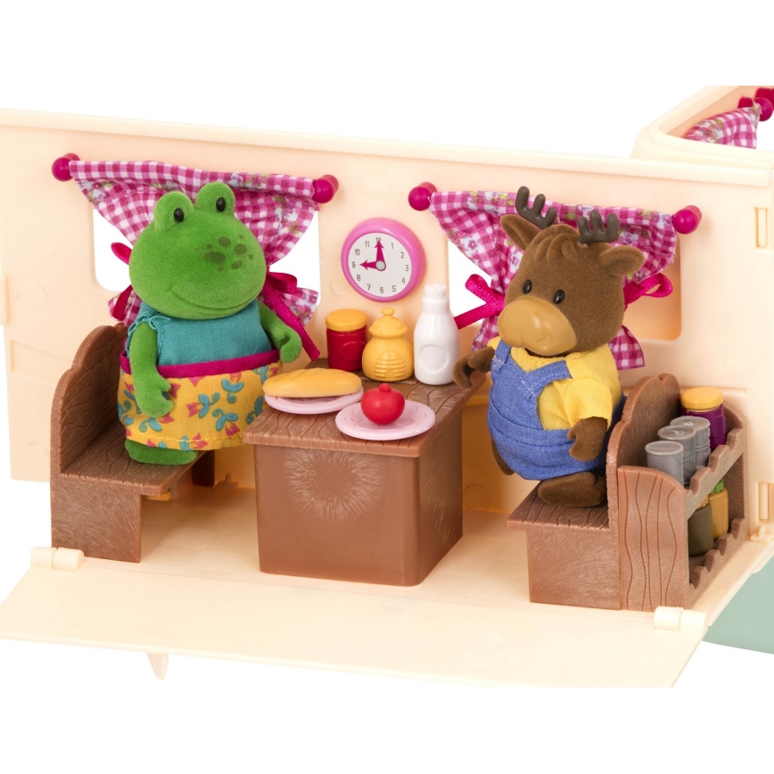 Li'l Woodzeez - Set za igru HAPPY CAMPER kampiranje