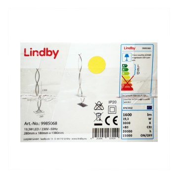 Lindby - LED Podna lampa BOBI LED/24W/230V