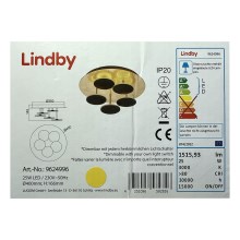 Lindby - LED Prigušiva stropna svjetiljka CASNI 5xLED/5W/230V