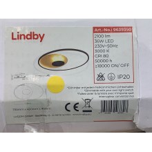 Lindby - LED Prigušiva stropna svjetiljka FEIVAL LED/36W/230V