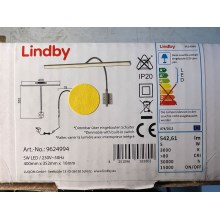 Lindby - LED Prigušiva zidna lampa NAVINA LED/5W/230V