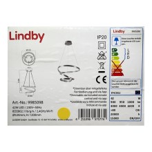 Lindby - LED Prigušivi luster na sajli VERIO LED/230V + daljinski upravljač