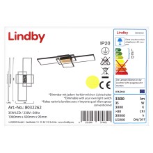 Lindby - LED Prigušivi nadgradni luster EMILJAN LED/35W/230V