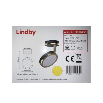 Lindby - LED Reflektorska svjetiljka 1xGX53/6W/230V