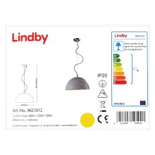 Lindby - LED RGBW Prigušivi luster na sajli CAROLLE 1xE27/10W/230V Wi-Fi Tuya