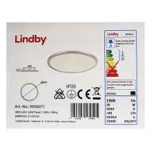 Lindby - LED Stropna svjetiljka LEONTA LED/20W/230V