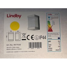 Lindby - LED Vanjska zidna svjetiljka SEVERINA LED/7W/230V IP44