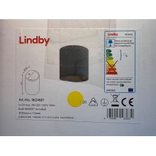 Lindby - LED Zidna svjetiljka EDVIN 1xG9/3W/230V beton