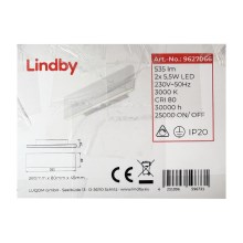 Lindby - LED Zidna svjetiljka IGNAZIA 2xLED/5,5W/230V