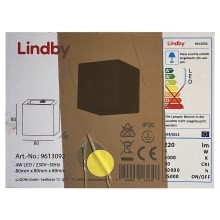 Lindby - LED Zidna svjetiljka QUASO LED/4W/230V beton