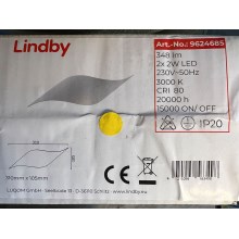 Lindby - LED Zidna svjetiljka SALKA 2xLED/2W/230V