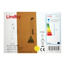Lindby - Luster na sajli ALECKS 1xE27/60W/230V