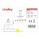 Lindby - Luster na sajli DELIRA 5xE14/40W/230V mat krom