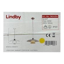 Lindby - Luster na sajli DOLORES 1xE27/60W/230V
