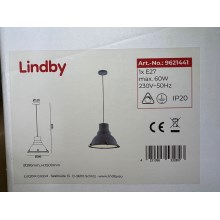 Lindby - Luster na sajli PERCIVAL 1xE27/60W/230V