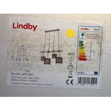 Lindby - Luster na sajli RUKAIA 4xE27/42W/230V