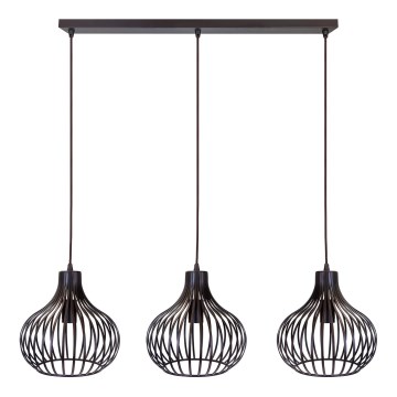 Lindby - Luster na užetu FRANCES 3xE27/60W/230V