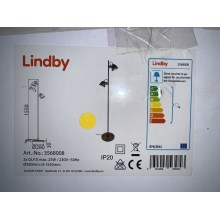 Lindby - Podna lampa SHILA 2xGU10/25W/230V