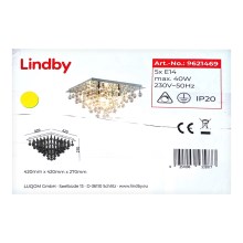 Lindby - Stropna svjetiljka ANNIKA 5xE14/40W/230V