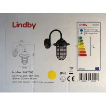 Lindby - Vanjska zidna lampa NAILA 1xE27/60W/230V IP44