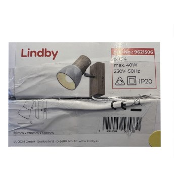 Lindby - Zidna reflektorska svjetiljka THORIN 1xE14/40W/230V