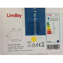 Lindby - Zidna svjetiljka JAYEDN 1xG9/40W/230V gips
