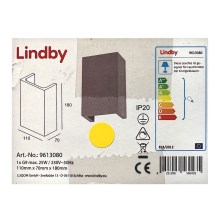 Lindby - Zidna svjetiljka SMIRA  1xG9/25W/230V